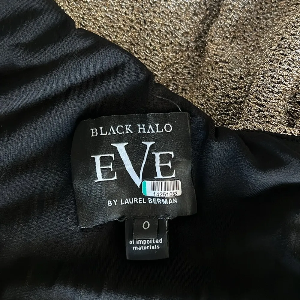 Black Halo Egan Gown Size 0 Retail $525 - Image 14