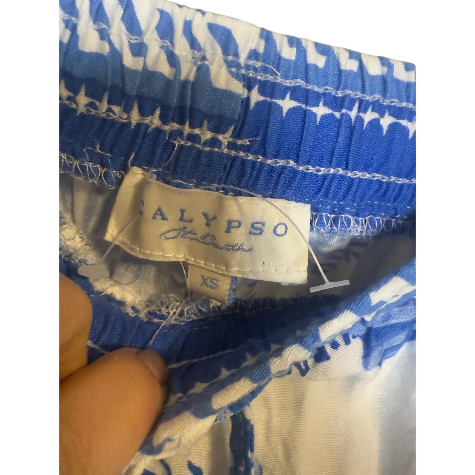 Calypso St. Barth Drawstring Lounge Pants Women’s Size XS - Image 4