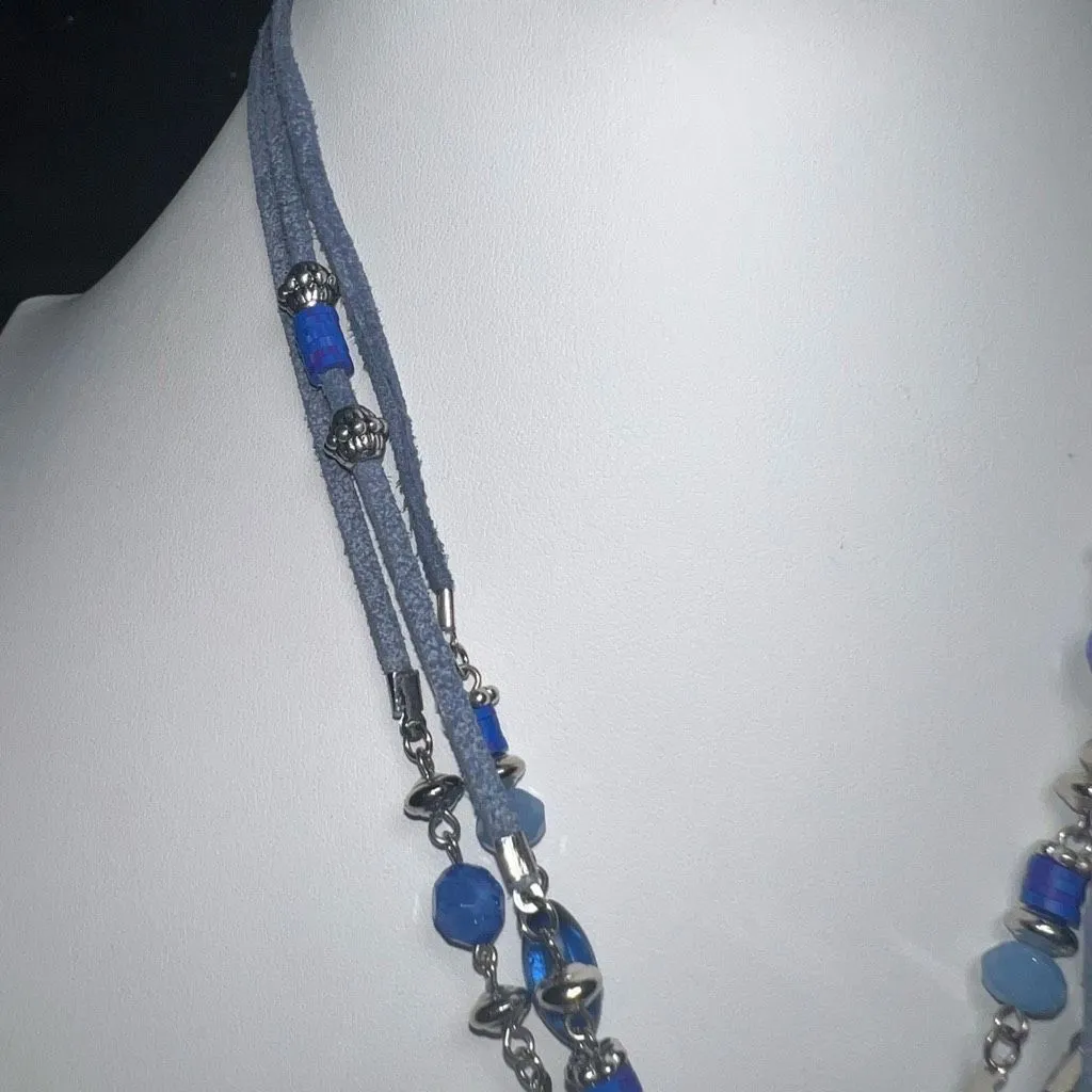 Ruby‎ Rd. Amalfi Coast Statement Necklace Blue - Image 5