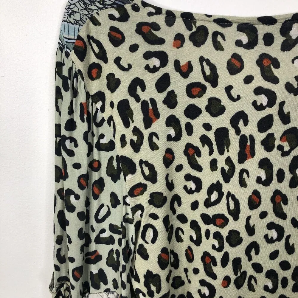 NEW Anthropologie Blank London Size M Sibley Wildlife Animal Print Top Elephant - Image 11