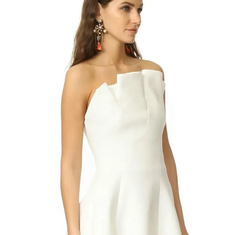 Keepsake Between Friends White Mini Dress Size Large - Image 8