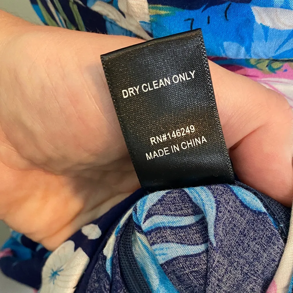 Aakaa Blue Floral Skirt Set - Image 11