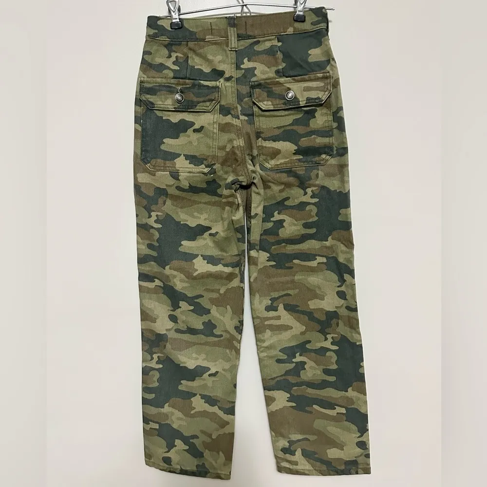 Free People We the Free Remy Camouflage Cropped Jeans Size 24 - Image 6