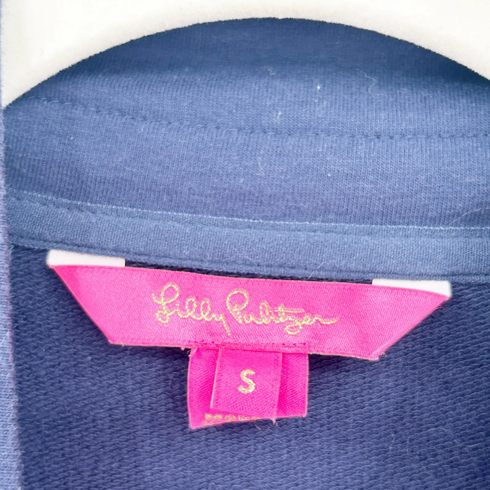 Lilly‎ Pulitzer Womens Outdoor UPF 50+ Skipper Popover 1/2 Zip Sweatshirt Size S - Image 4