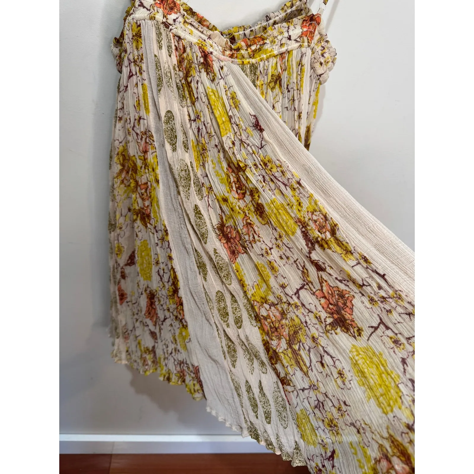 Free‎ People Secret Love Print Sleeveless Top Summer Tank Blouse Boho Sz S - Image 5