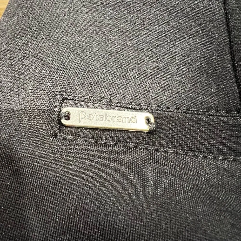 Betabrand Skinny-Leg Jett Dress Pant Yoga Pants Black Women’s Medium - Image 6