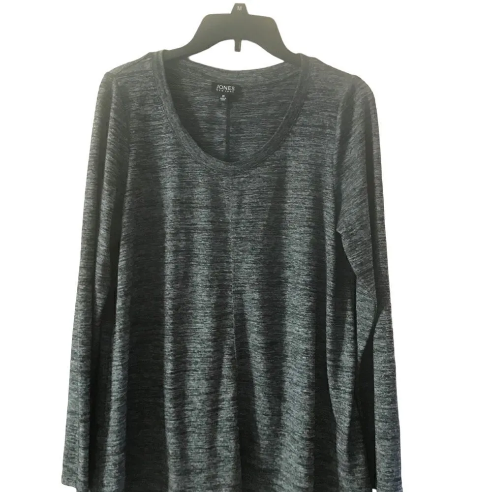 Jones New York Black Long Sleeve Top Medium - Image 2