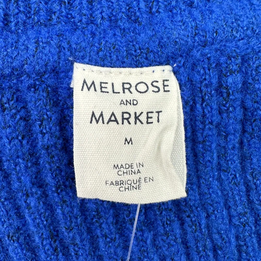 Melrose and Market | NWT | Medium | One-Shoulder Ribbed Knit Turtleneck Sweater - Image 6