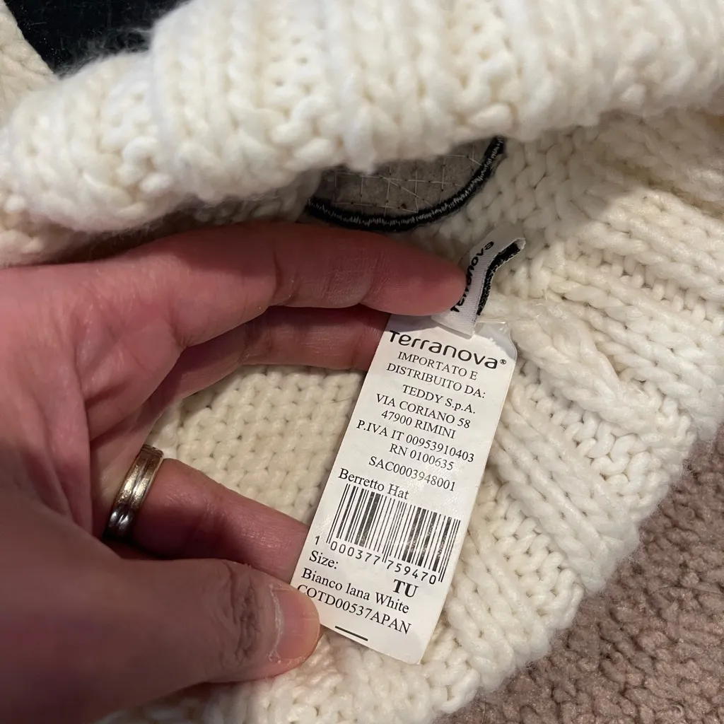 TERRANOVA Panda Knit Winter Y2K Beanie One Size - Image 4