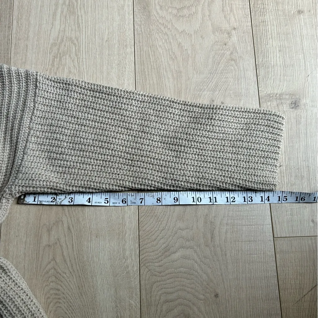 NWOT Vince.‎ Wool + Yak Beige Knit Top Size Large - Image 6