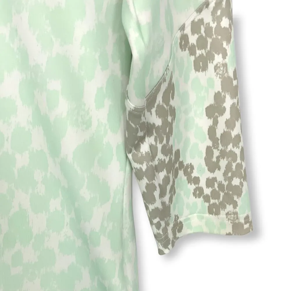 Adidas By Stella McCartney | Size 12 | Gray Green Color Block Activewear Top Size L - Image 5