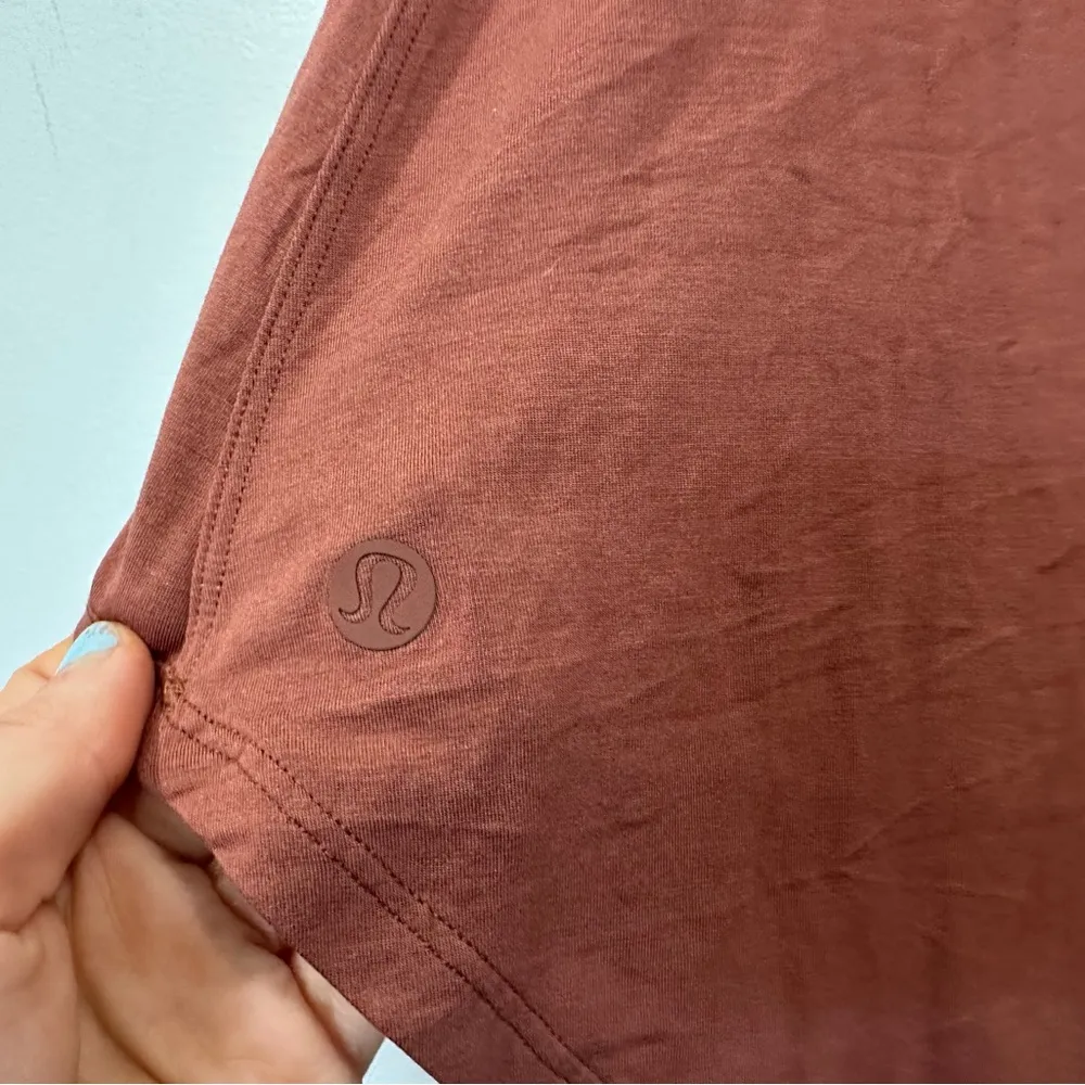 Lululemon Up for Down Time Long Sleeve Shirt Terracotta Rust 4 - Image 4