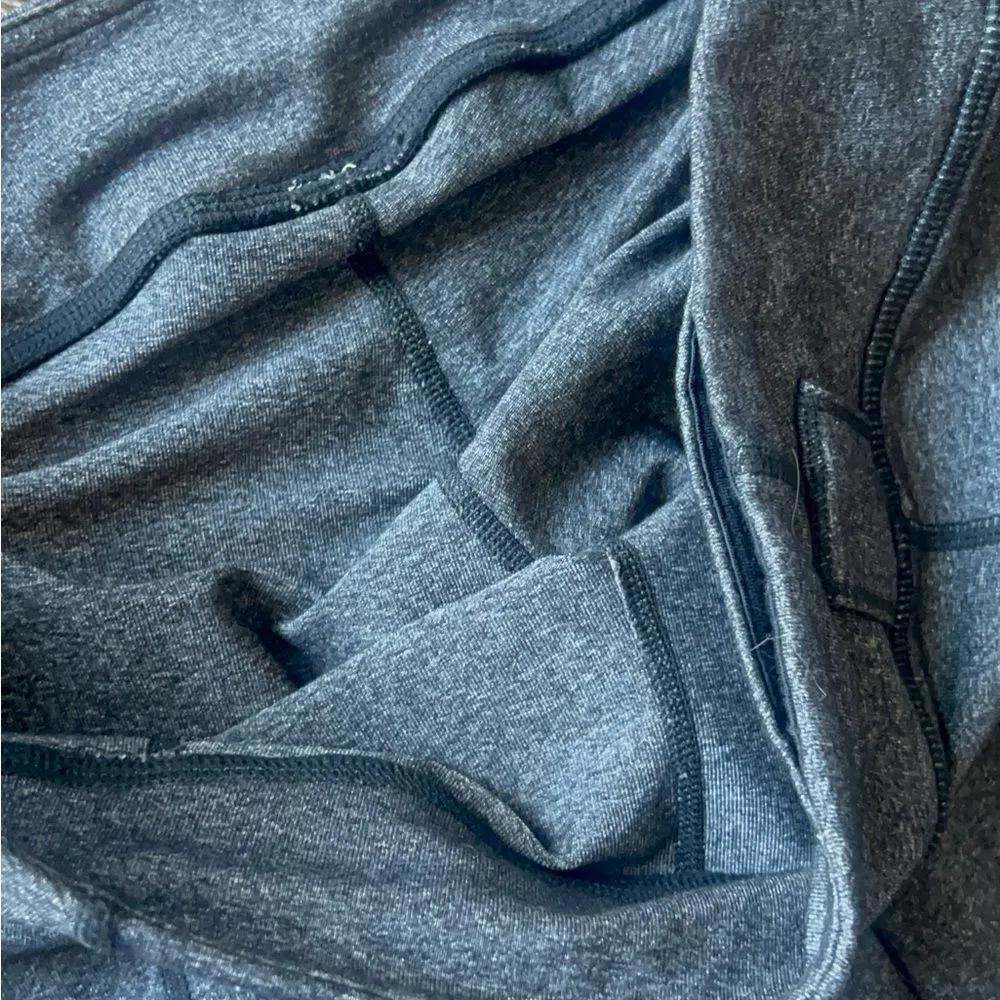 Lululemon Belt It Out Leggings Women Space Gray‎ Athleisure Rare High Rise 8 - Image 4