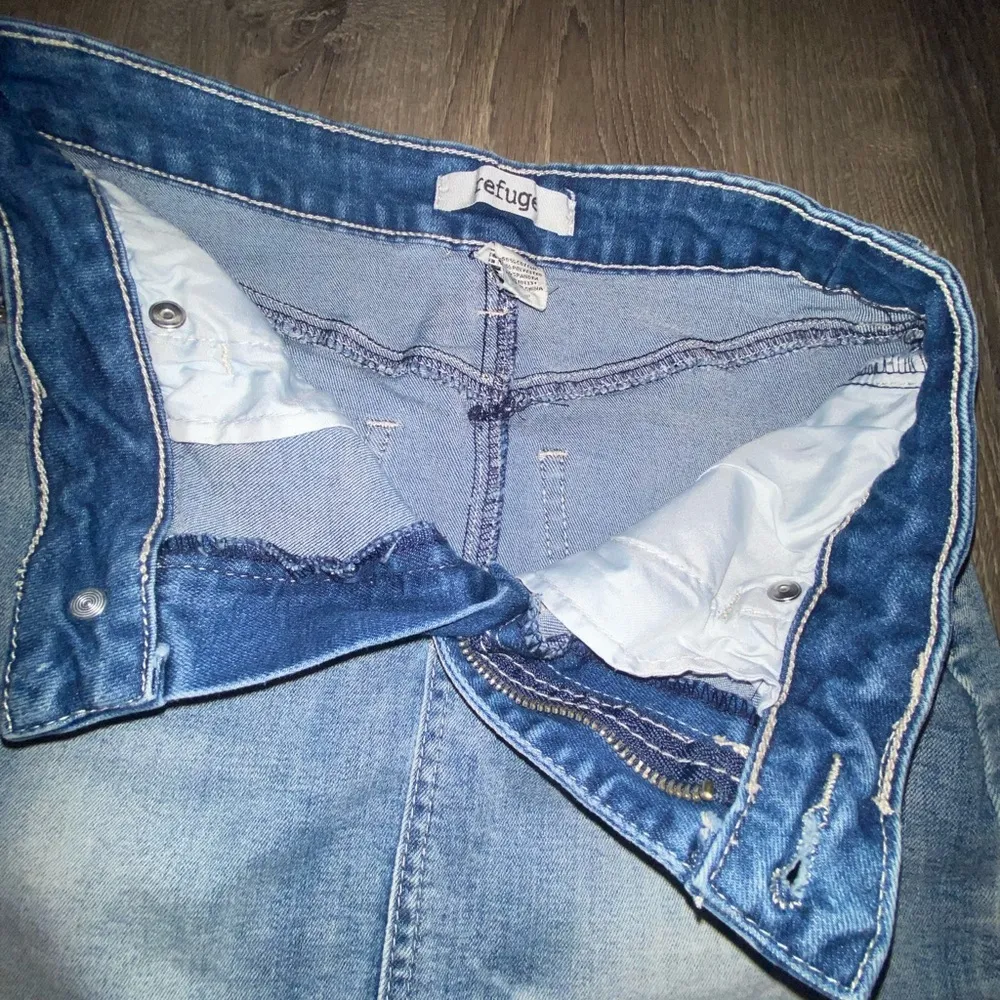 Denim Pencil Skirt Women's Small Acid Wash 5-Pocket - Image 4