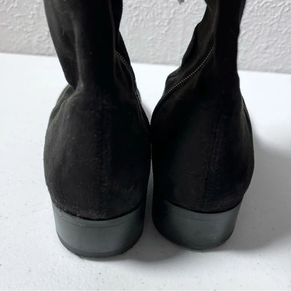 A New Day Black Faux Suede Over-the-Knee Boots - Image 10