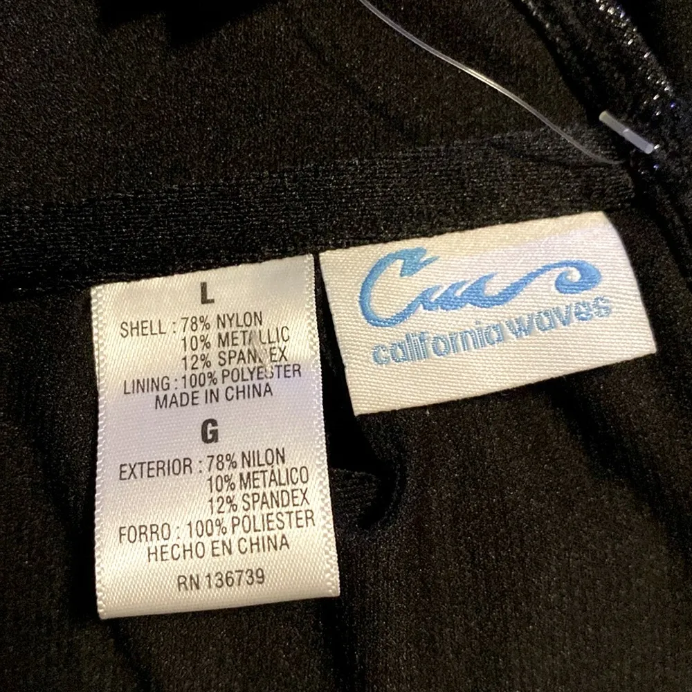 California Waves NWT Metallic Bikini - Image 9