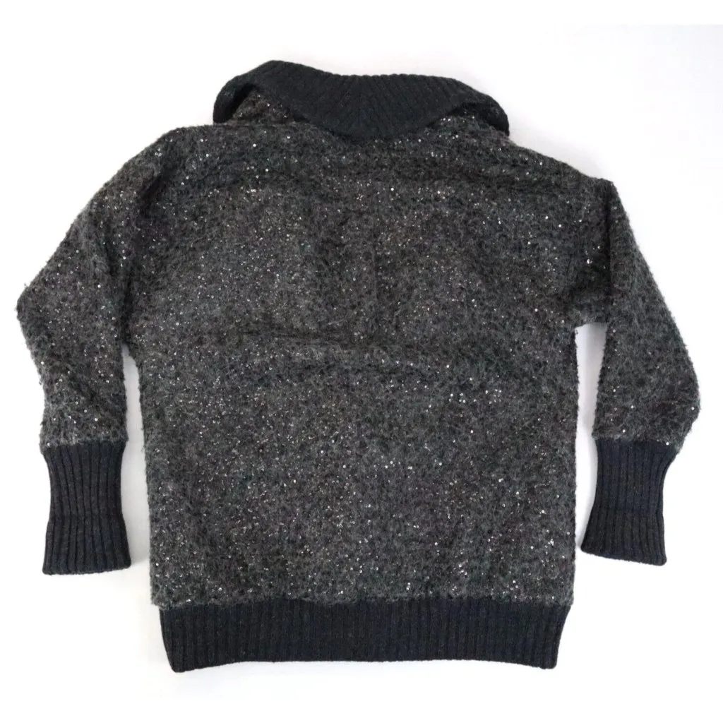 Diane‎ Von Furstenberg Zayde Sweater Sequin Coat Oversized Wool Mohair Cardigan - Image 2