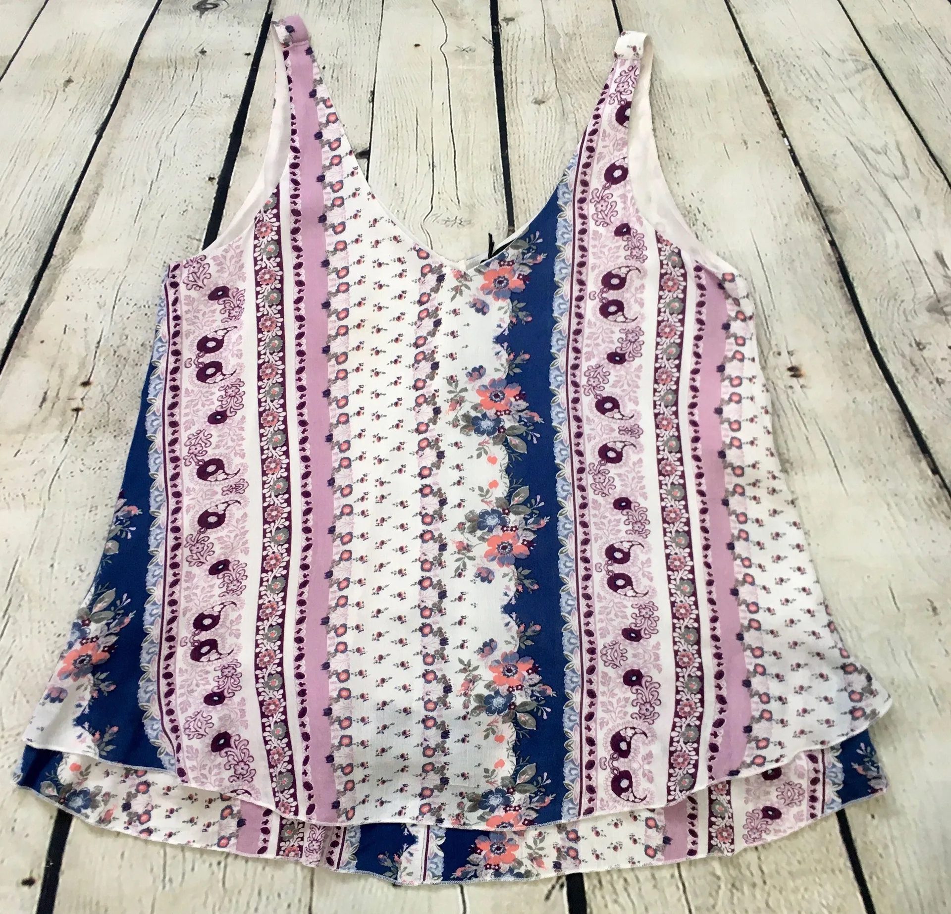 Floral Paisley Boho Tank Top - Image 7
