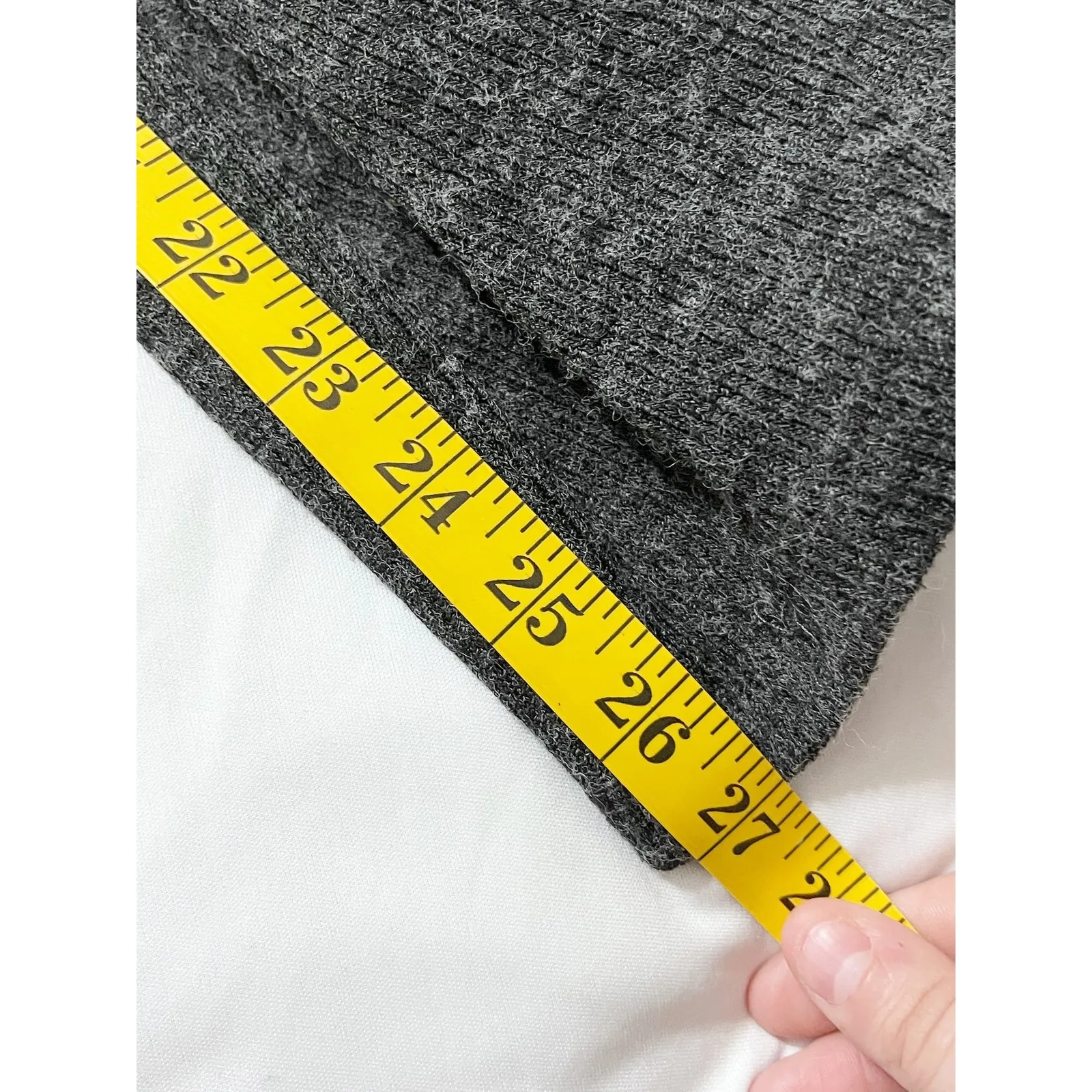 Zara Womens Cozy Casual Fuzzy Knit Wide Leg Pull On Lounge Pants Size M Gray‎ - Image 9