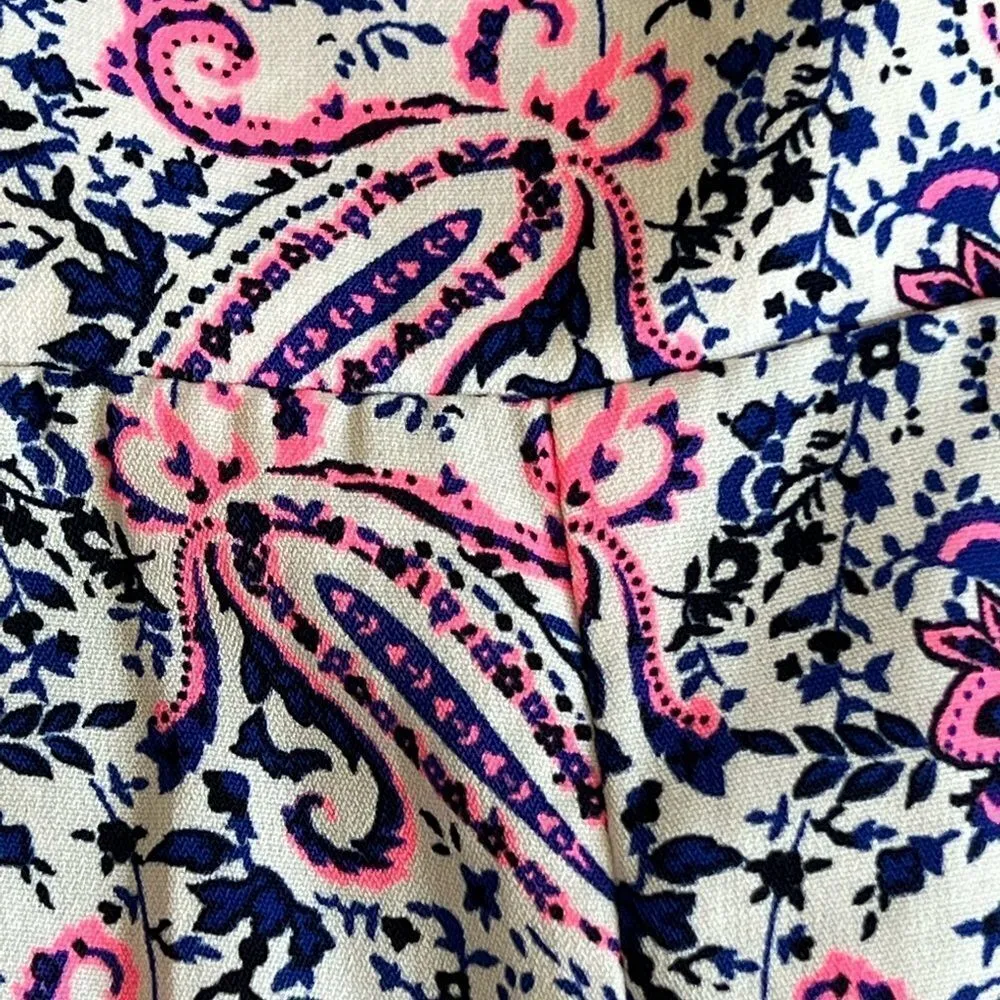 Charlotte Russ shorts pink and black pattern on white background size S - Image 3