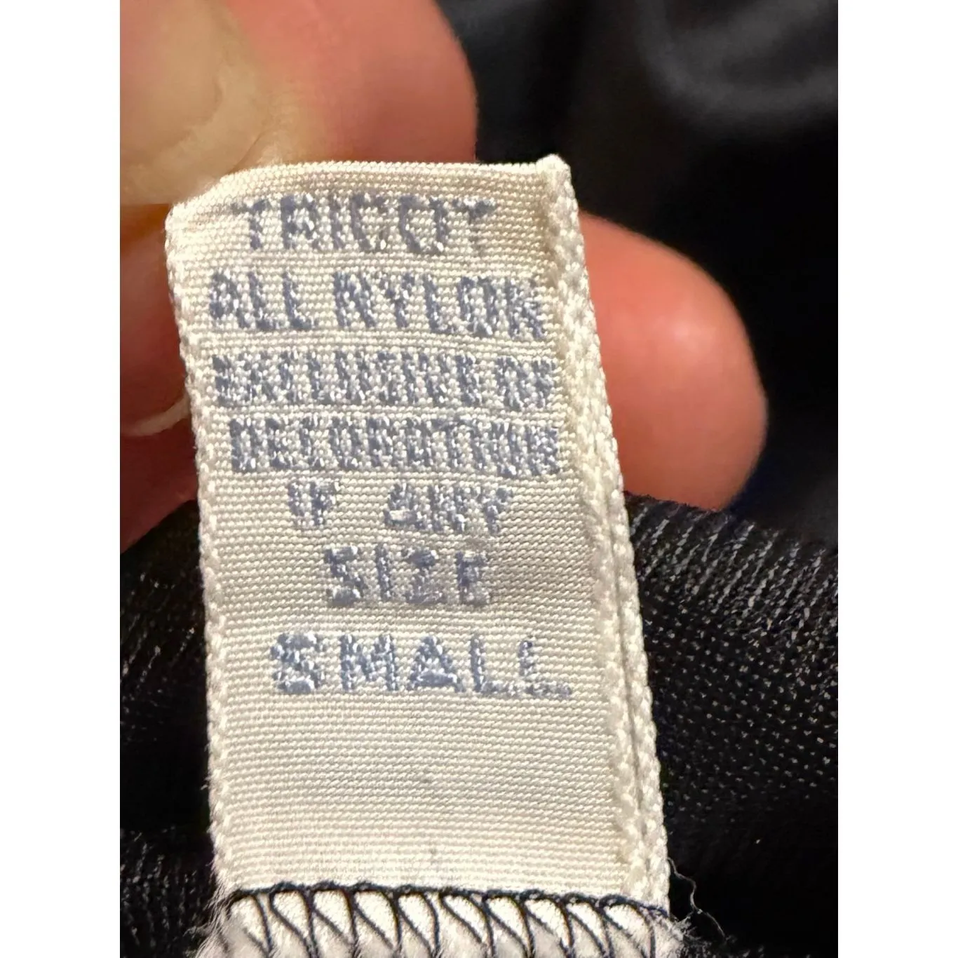 Miss Elaine Black Nylon Tricot Lace Nightgown Pullover Women’s Small - Image 4