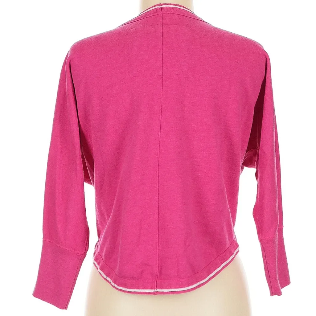 Vintage Y2K Abercrombie & Fitch Shrug Cardigan Terry Cloth Academia Size Medium - Image 5