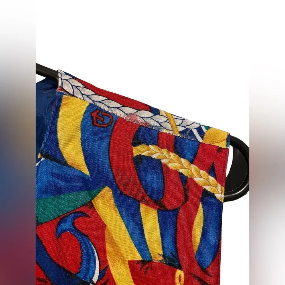 Pendleton Vintage 90s Bold Eclectic Nautical Flag Regency International Vest - Image 4