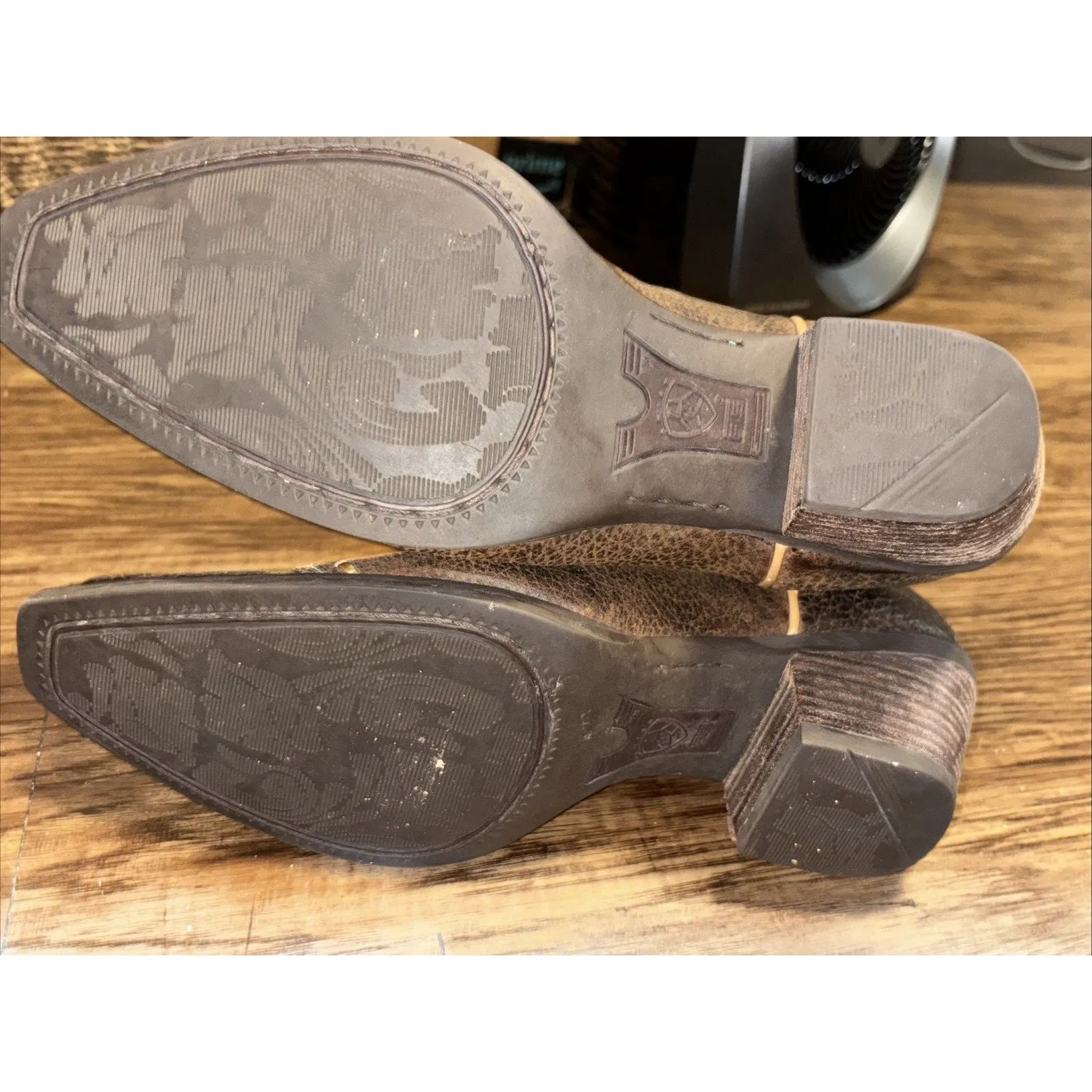 ARIAT Ladies Cowgirl Western Boot Brown distressed  Leather Sz 7.5 - Image 13