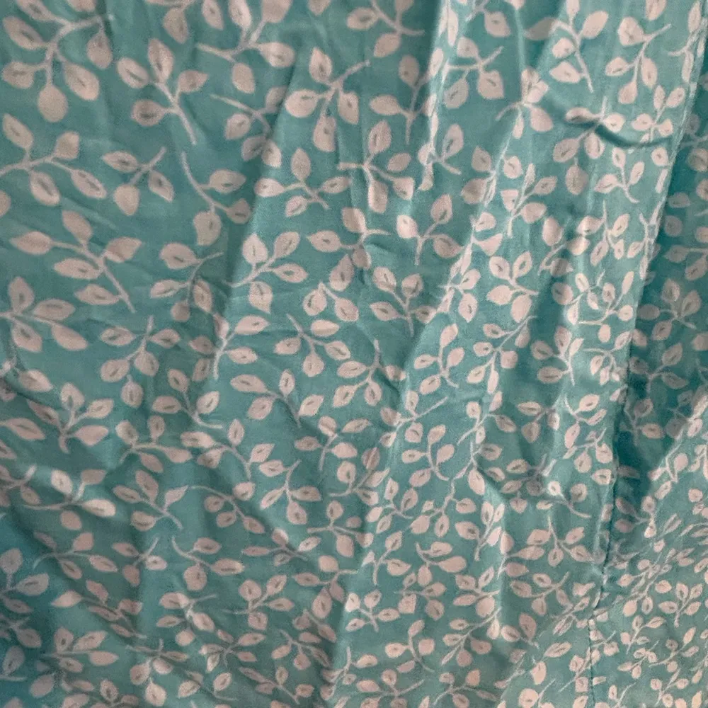 Draper James Flutter Blouse White Blue Size XXL - Image 6