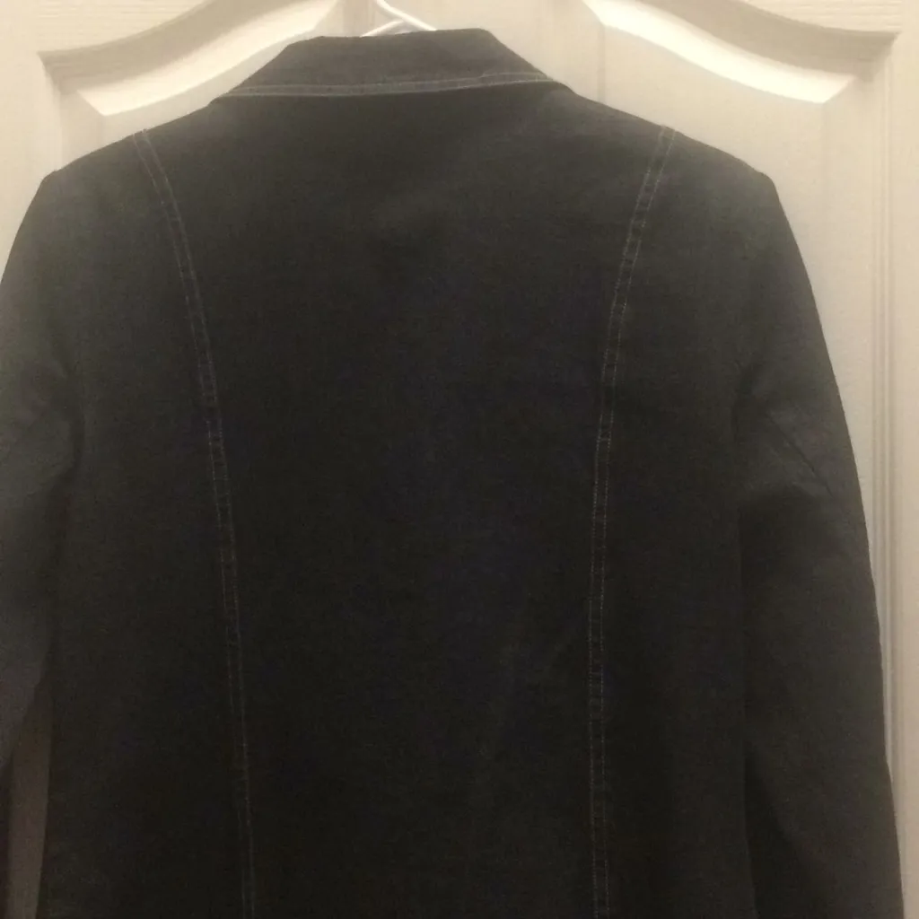 FINAL MARKDOWN Ladies denim& co blazer small Black - Image 6