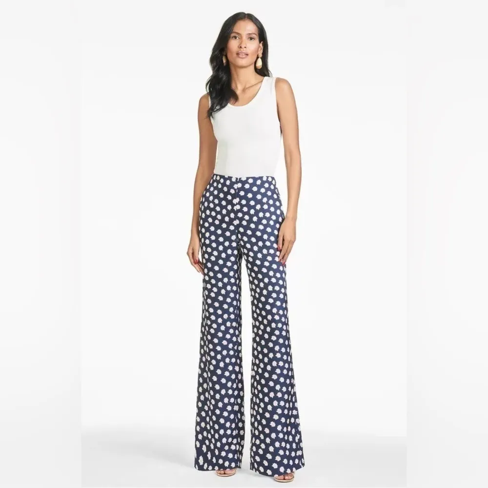 SACHIN + BABI Lana Pant In Navy And Pink Floral - Image 5