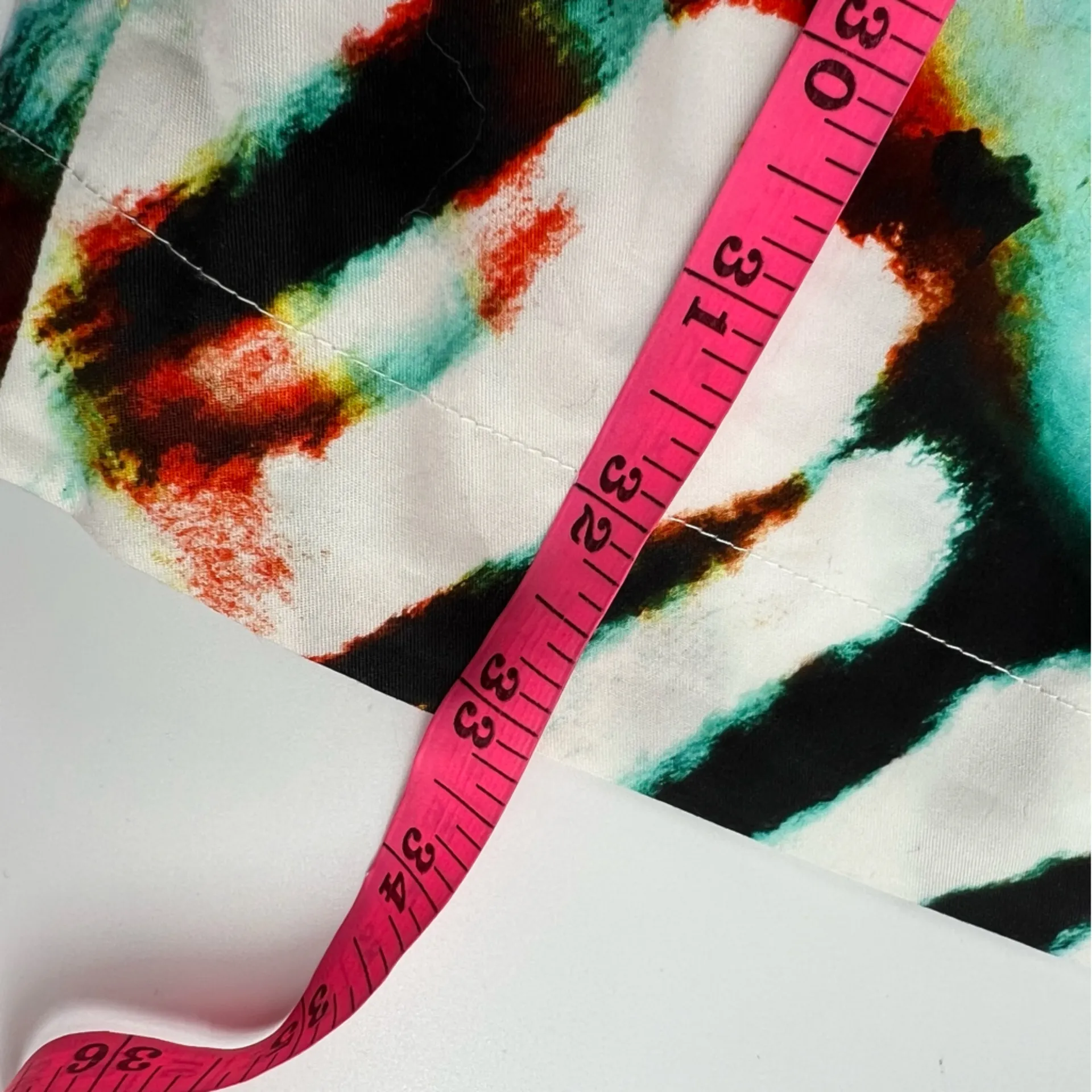 HUNTER BELL tilly dress in electric tie-dye sz 4 - Image 10