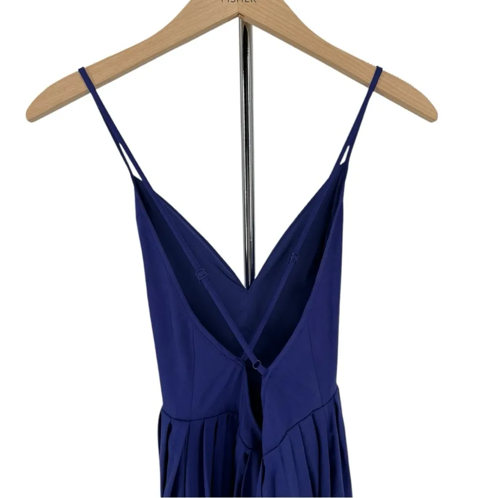NBD Suki Mini Dress in Deep Cobalt Strappy Back size Small Fit & Flare - Image 6
