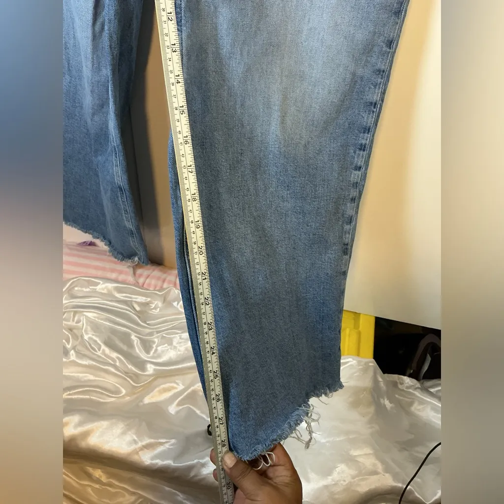 PAIGE Sky Blue Denim Jeans - Image 6