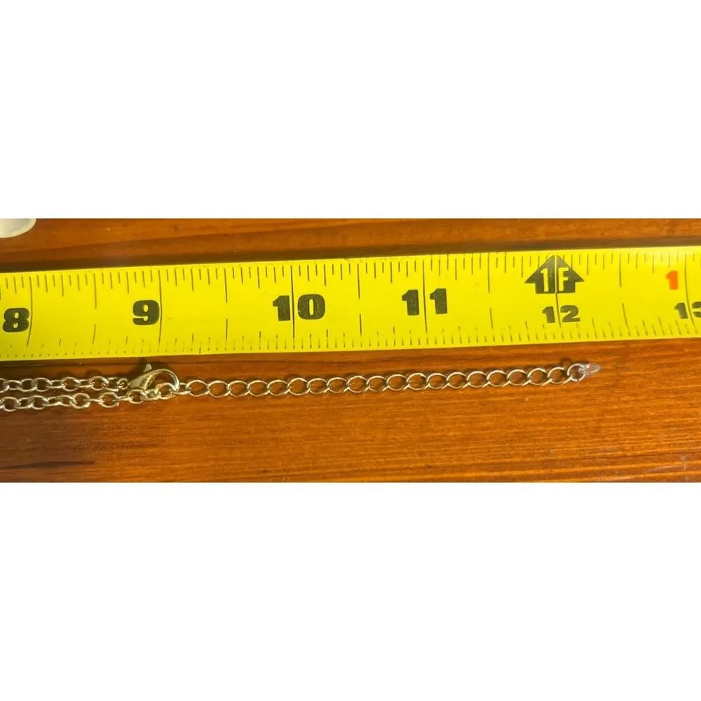 Leo Zodiac Constellation Pendant Necklace Heart Charm Crystal Accents Gold Tone Red - Image 7