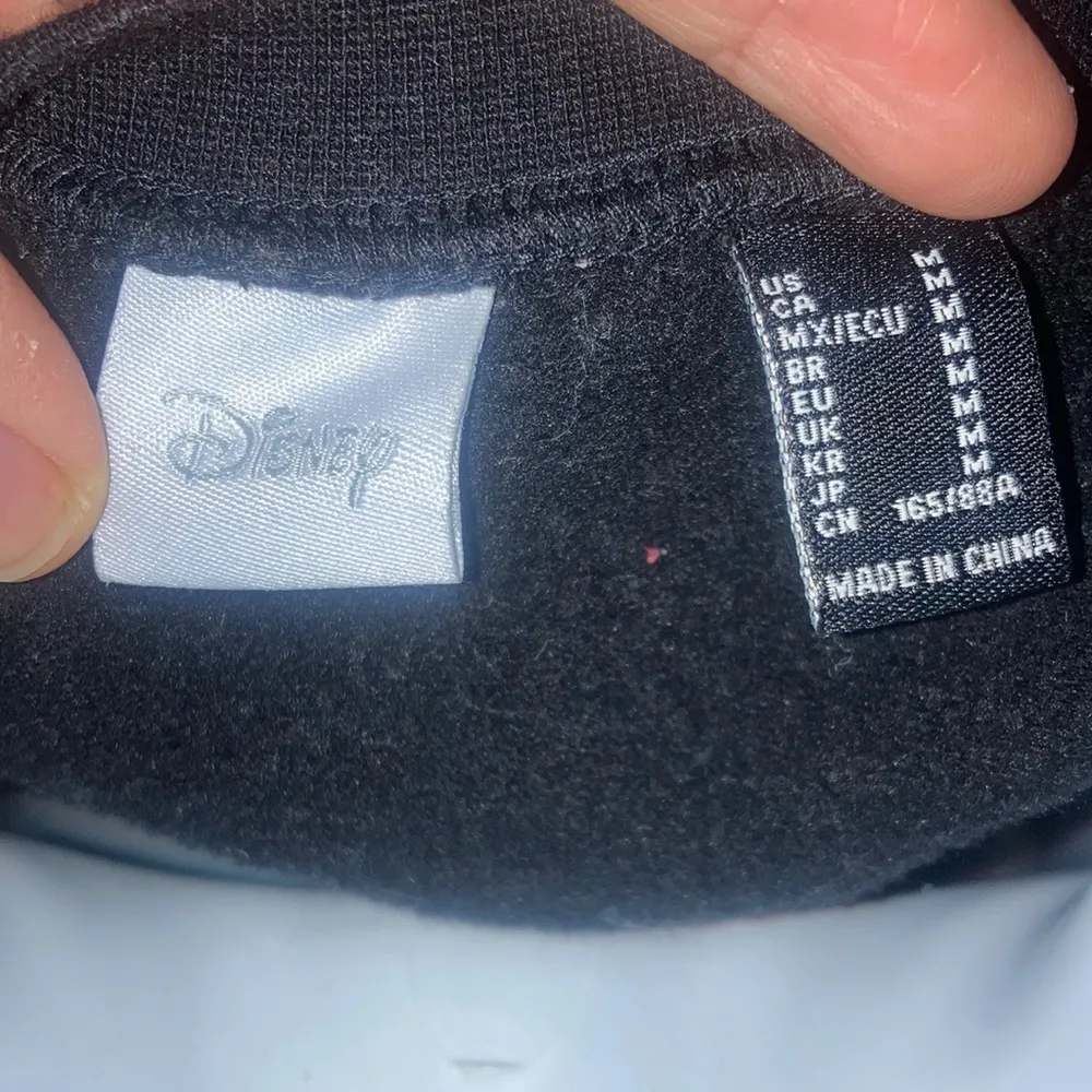 Vintage Embroidered Mickey Mouse Striped Sweatshirt Size Small/Medium - Image 6