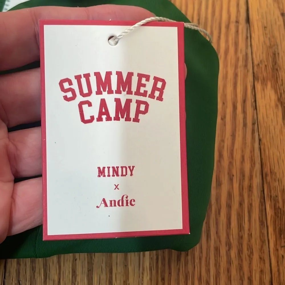 Andie Bikini Set Rockley Bikini Top Pesto Green Bikini‎ Bottom white size XS NWT - Image 10