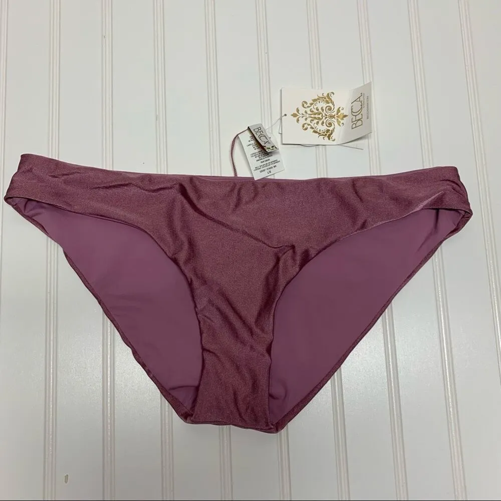 Becca Swim Reversible NWT Bikini Bottom Sz Large - Image 3