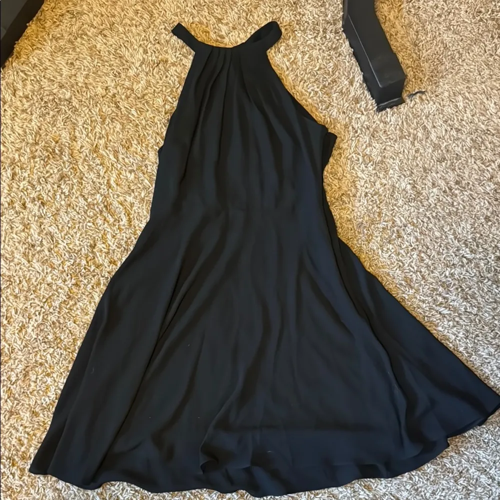 Express Black Halter Backless Cocktail Dress - Image 3