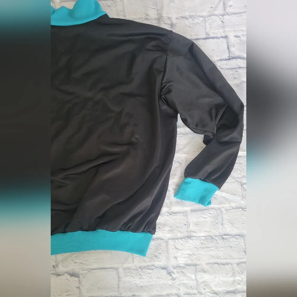 PUMA Retro Track Style Jacket Black & Blue Size XL - Image 10