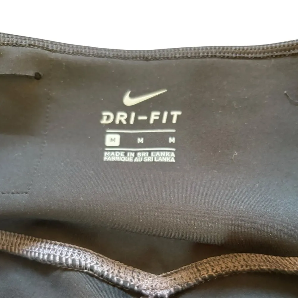 Nike Legendary Training Leggings Womens Medium Black Purple Gray Ombre - Image 9