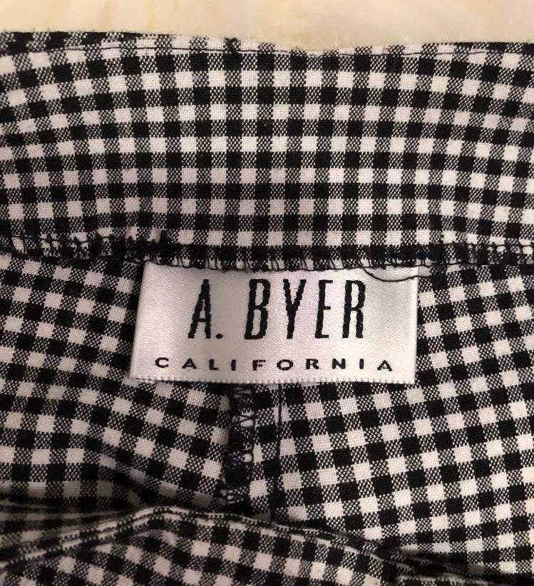 Black and White Checkered Shorts - Image 4