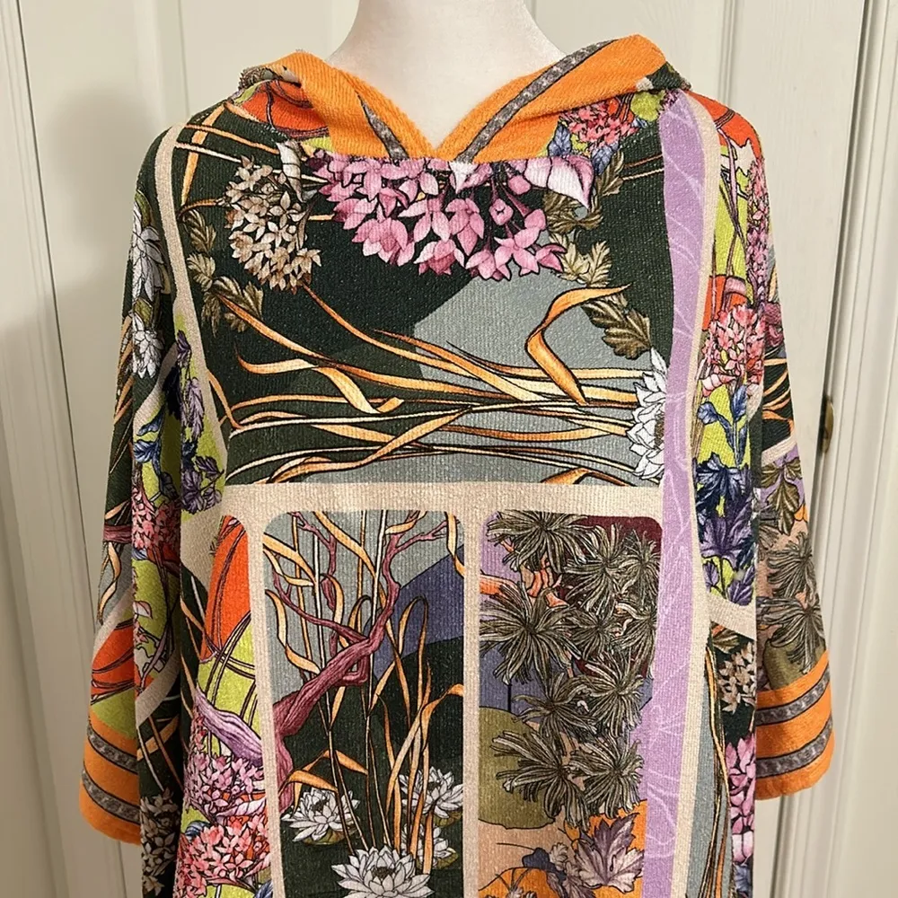 Agua Bendita Delahila Suki Poncho Towel Caftan NWT Size U, One Size Fits All - Image 7