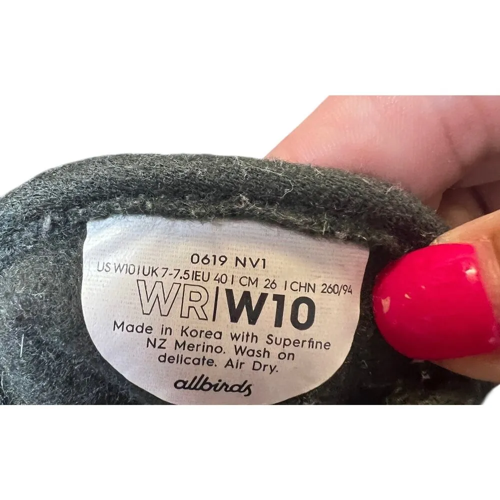 Allbirds Women's Green Merino Wool Running Sneakers Lace Up W10 - Image 8