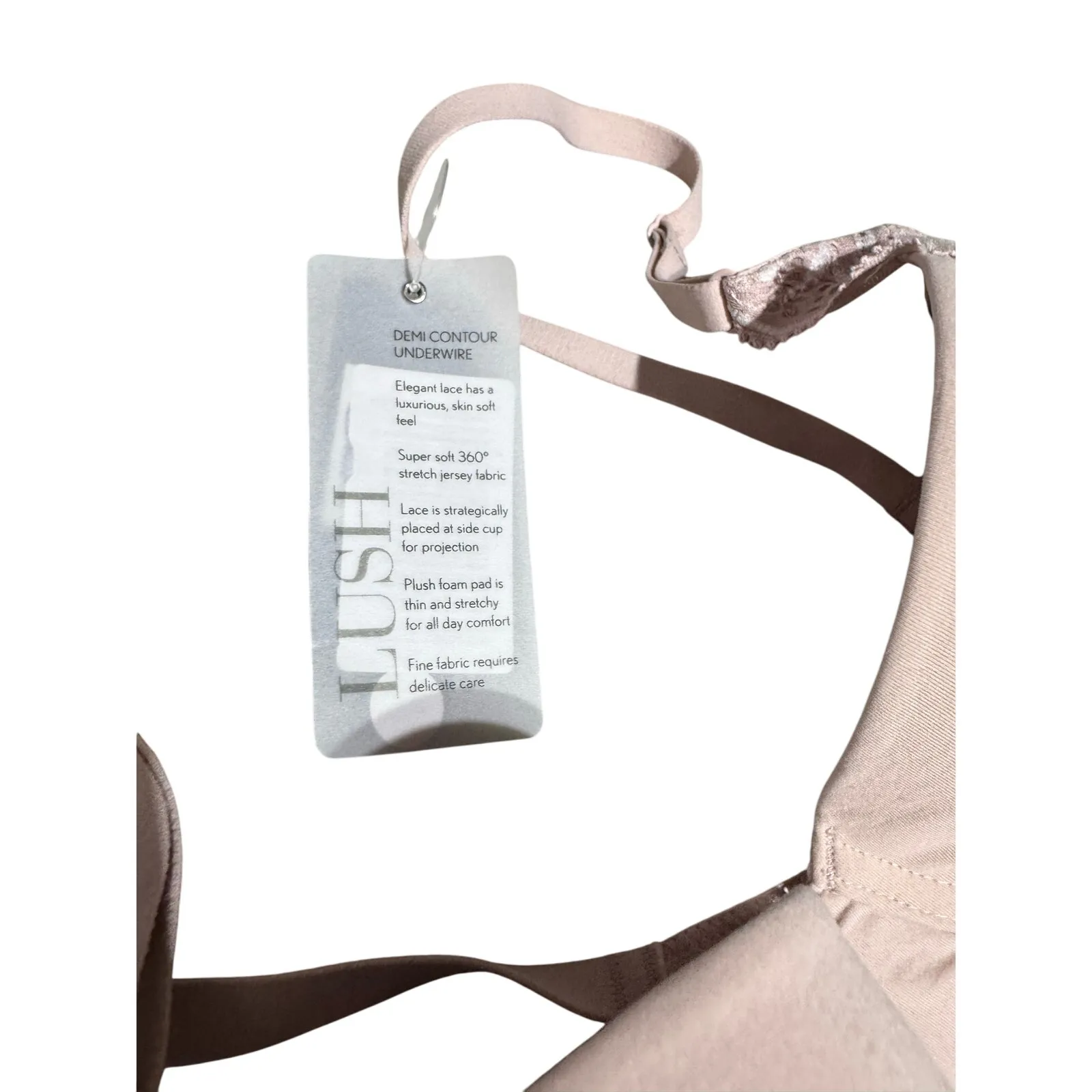 Brand New Natori Women’s Size 32DDNude Lush Demi Contour Underwire Bra - Image 13