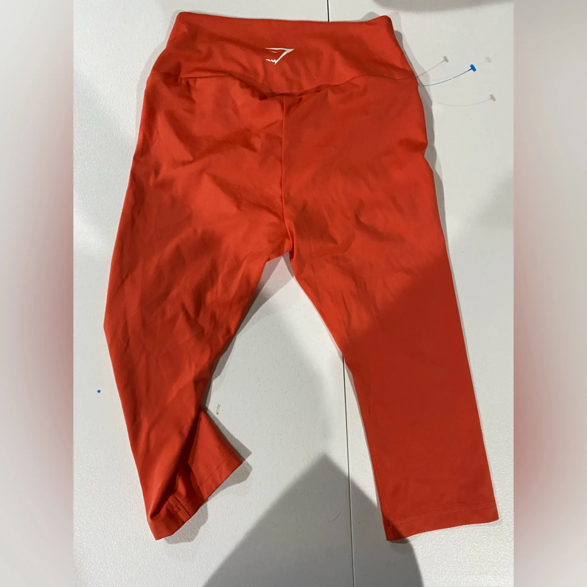 Gymshark capri orange medium leggings - Image 2