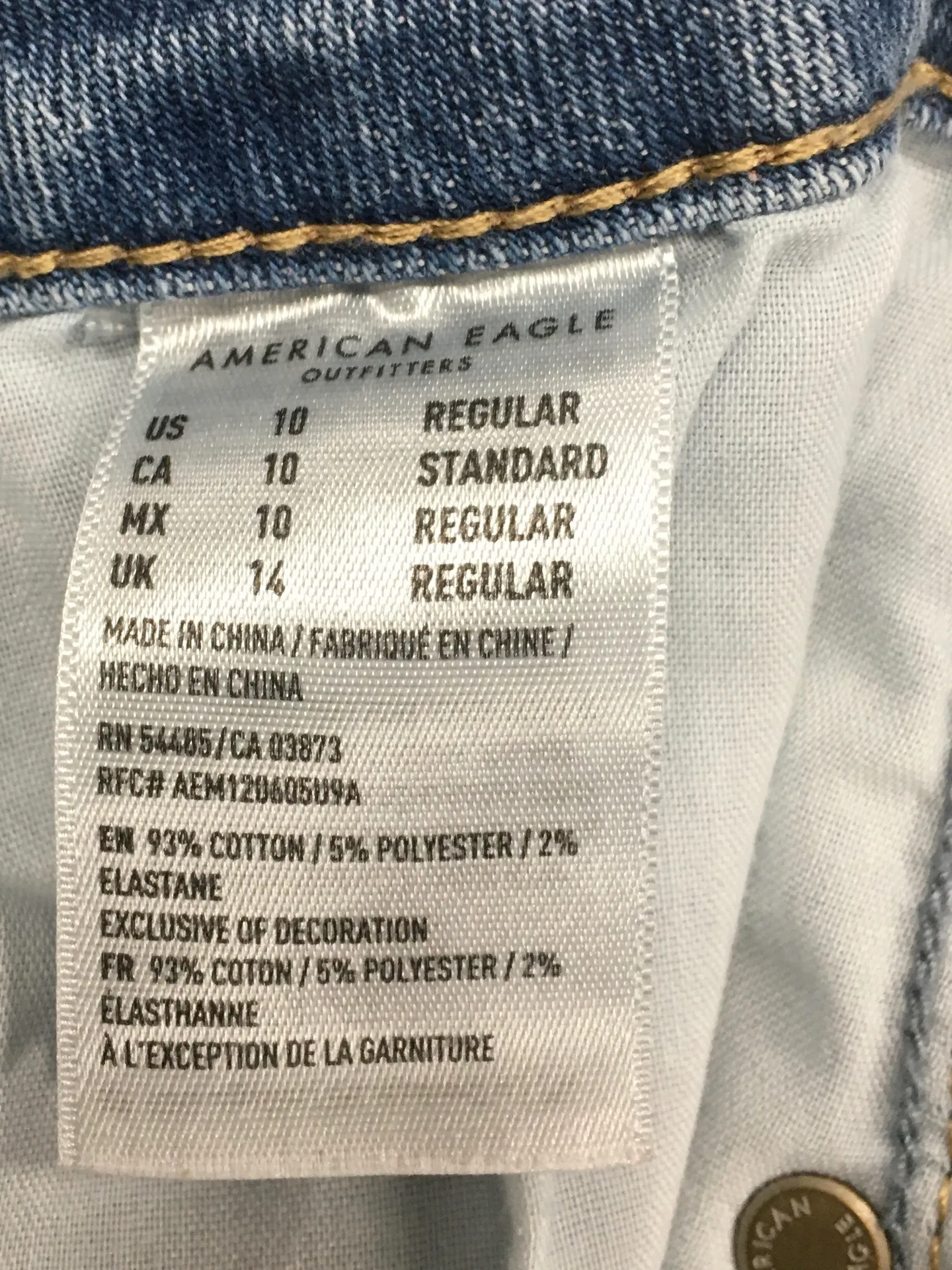 American Eagle Denim Mini Skirt - Image 5