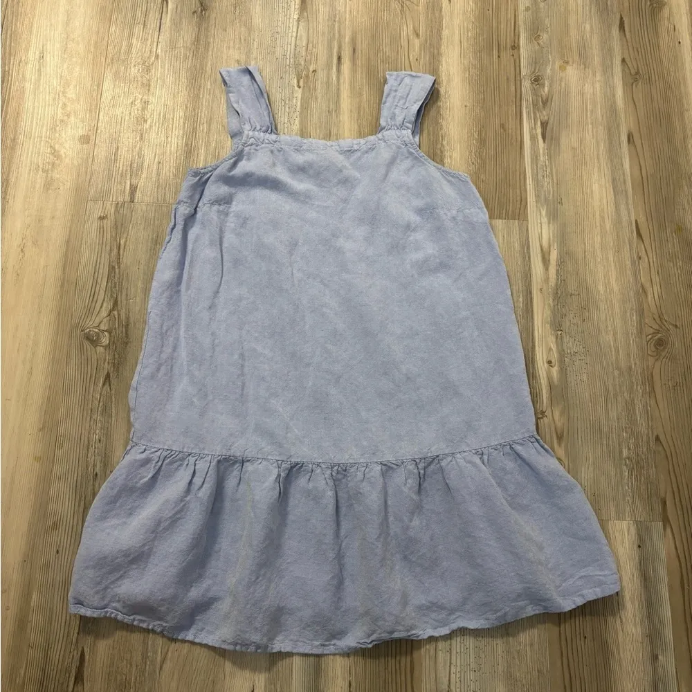 Loft size petite small Linen babydoll dress. Chest is 16 length is 25 - Image 6