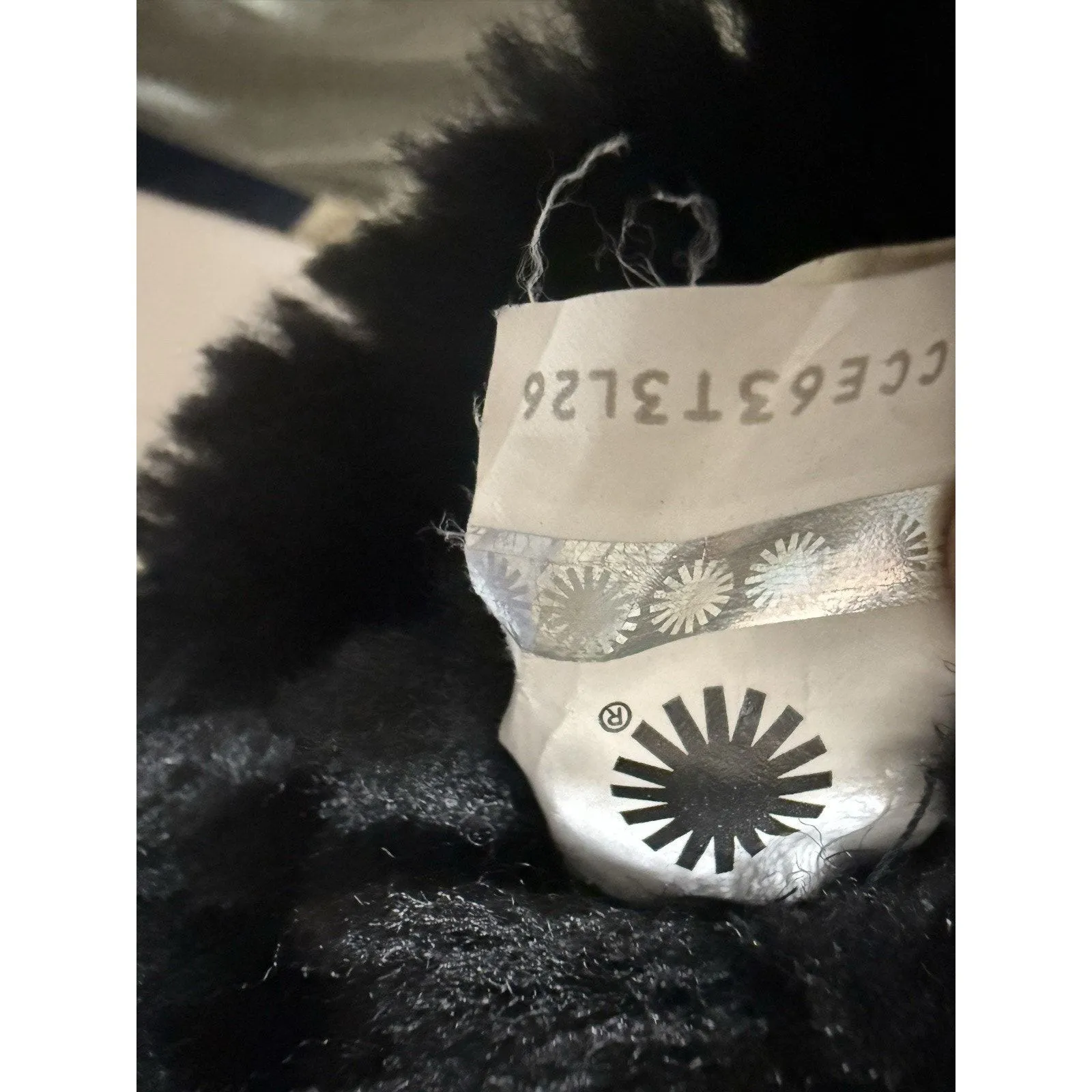 UGG Bailey Mariko Women’s Size 7 Black Sheepskin Shearling Boots Winter - Image 11