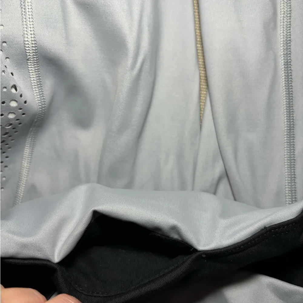 Victoria Sport Small Light‎ Blue Grey Cut Out Pattern Leggings Victoria's Secret - Image 7